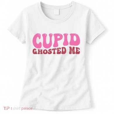 Cupid Ghosted Me Funny Valentines Day Women's T-Shirt