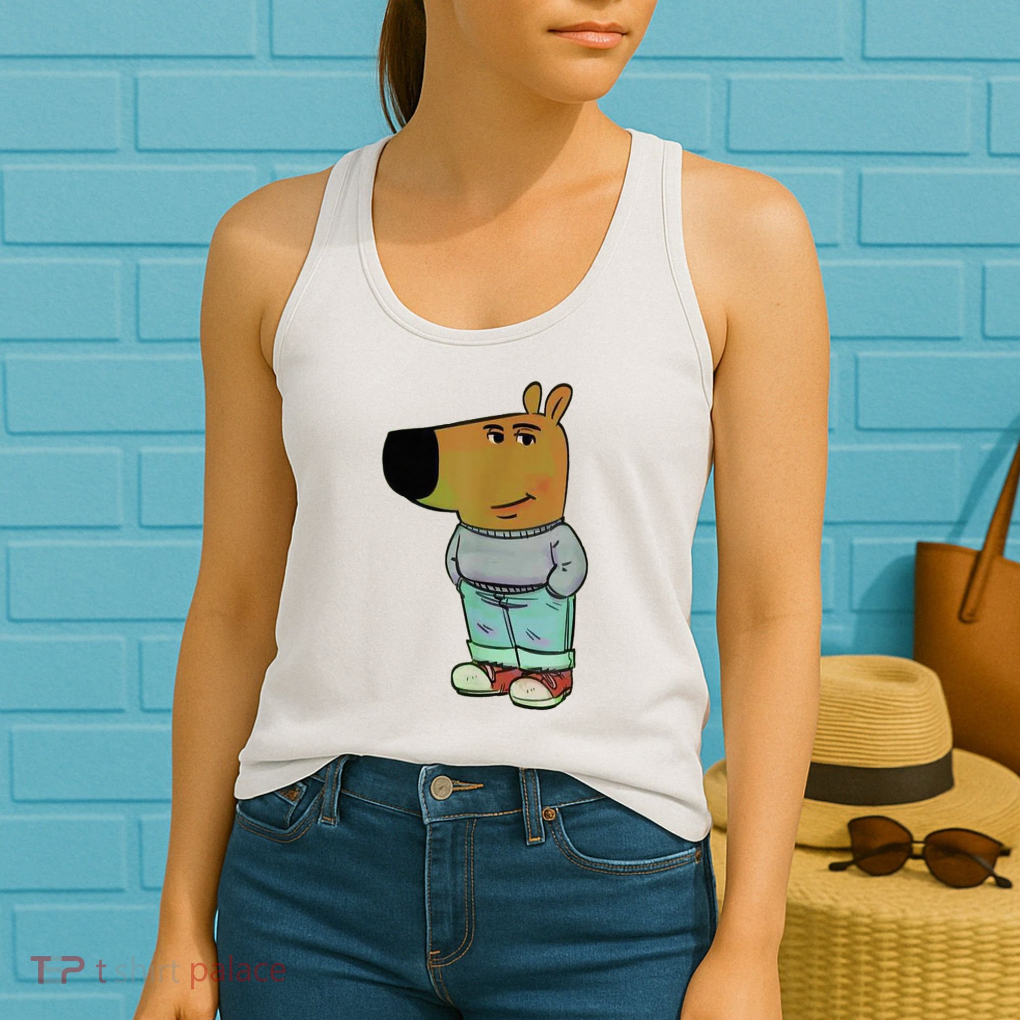 Chill Guys Meme IM Just A Chill Guys Women's Tank Top