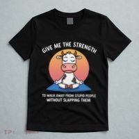 Cow Give Me The Strength To Walk Away From Stupid People T-Shirt thumb 5