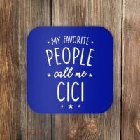 Cici Gift: My Favorite People Call Me Cici Gift Coaster thumb 0