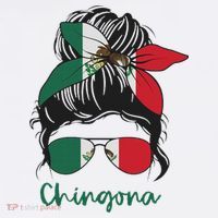 Chingona Girl Mexico Girl Mexican Mexicana Women's Hoodie thumb 2