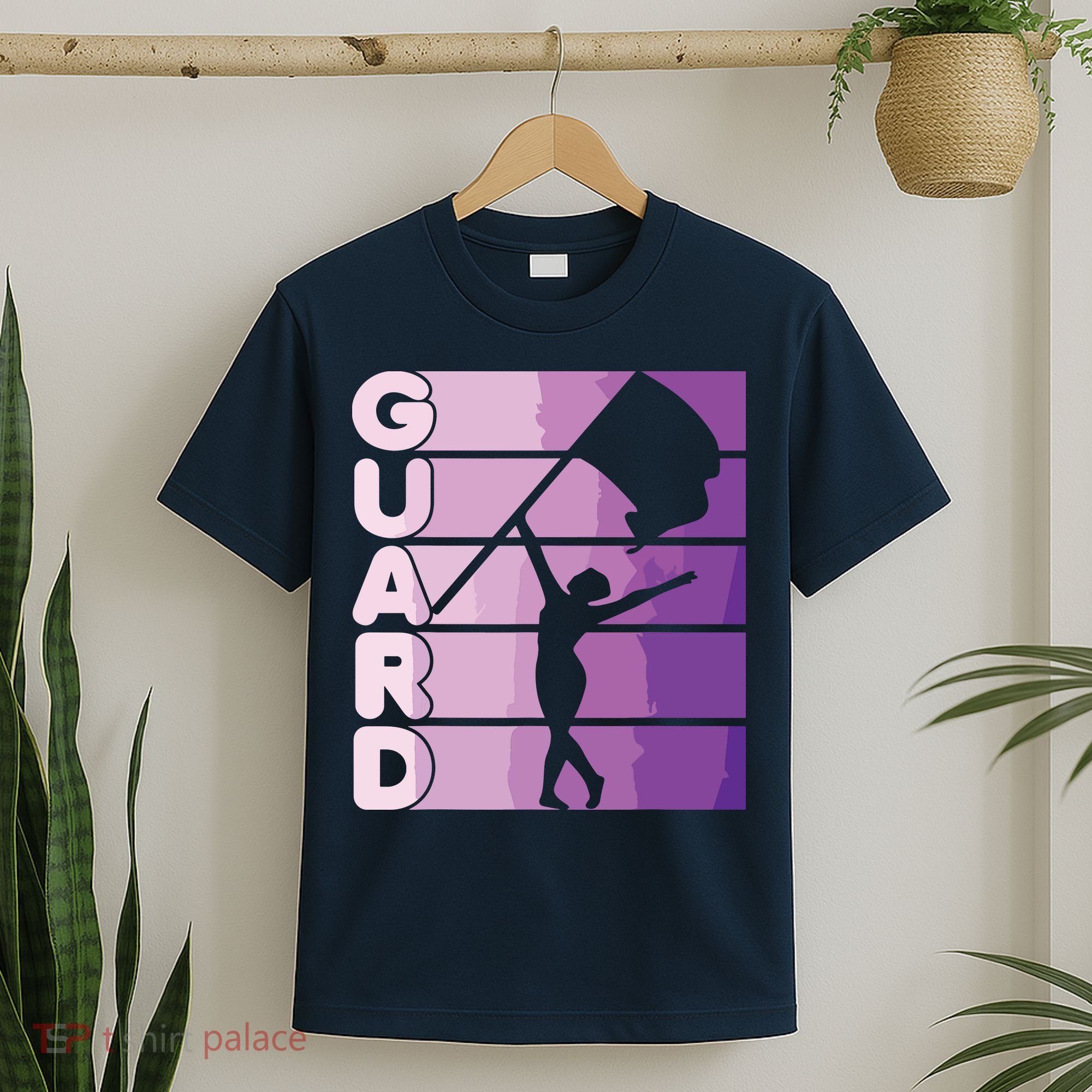 Color Guard Marching Band Flag Girl T-Shirt