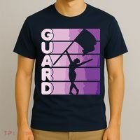 Color Guard Marching Band Flag Girl T-Shirt thumb 3