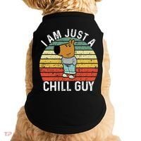 Chill Guy Meme Dog Cool Internet Statement Doggie Tank thumb 0