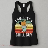 Chill Guy Meme Dog Cool Internet Statement Women's Tank Top thumb 3