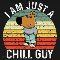 Chill Guy Meme Dog Cool Internet Statement Women's Tank Top thumb 5