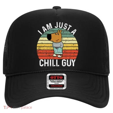 Chill Guy Meme Dog Cool Internet Statement Hat