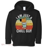 Chill Guy Meme Dog Cool Internet Statement Toddler Hoodie thumb 0