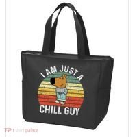 Chill Guy Meme Dog Cool Internet Statement Tote Bag thumb 3