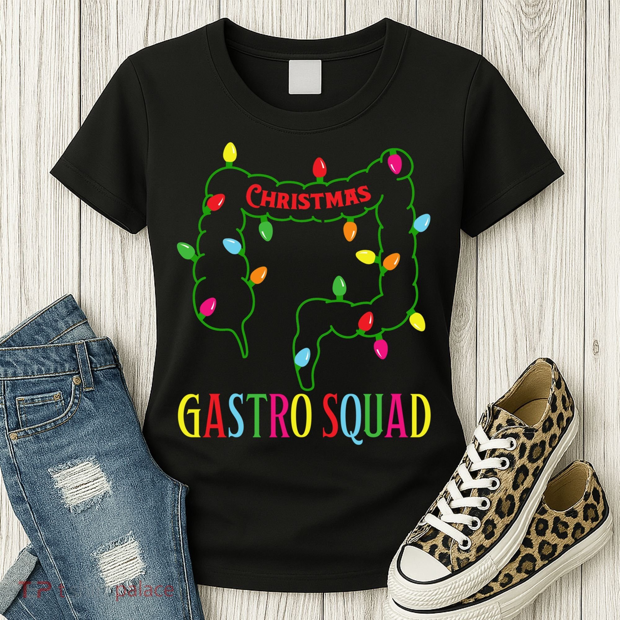 Christmas Gastro Nurse Squad Gastroenterology Doctor Essential Women's T-Shirt