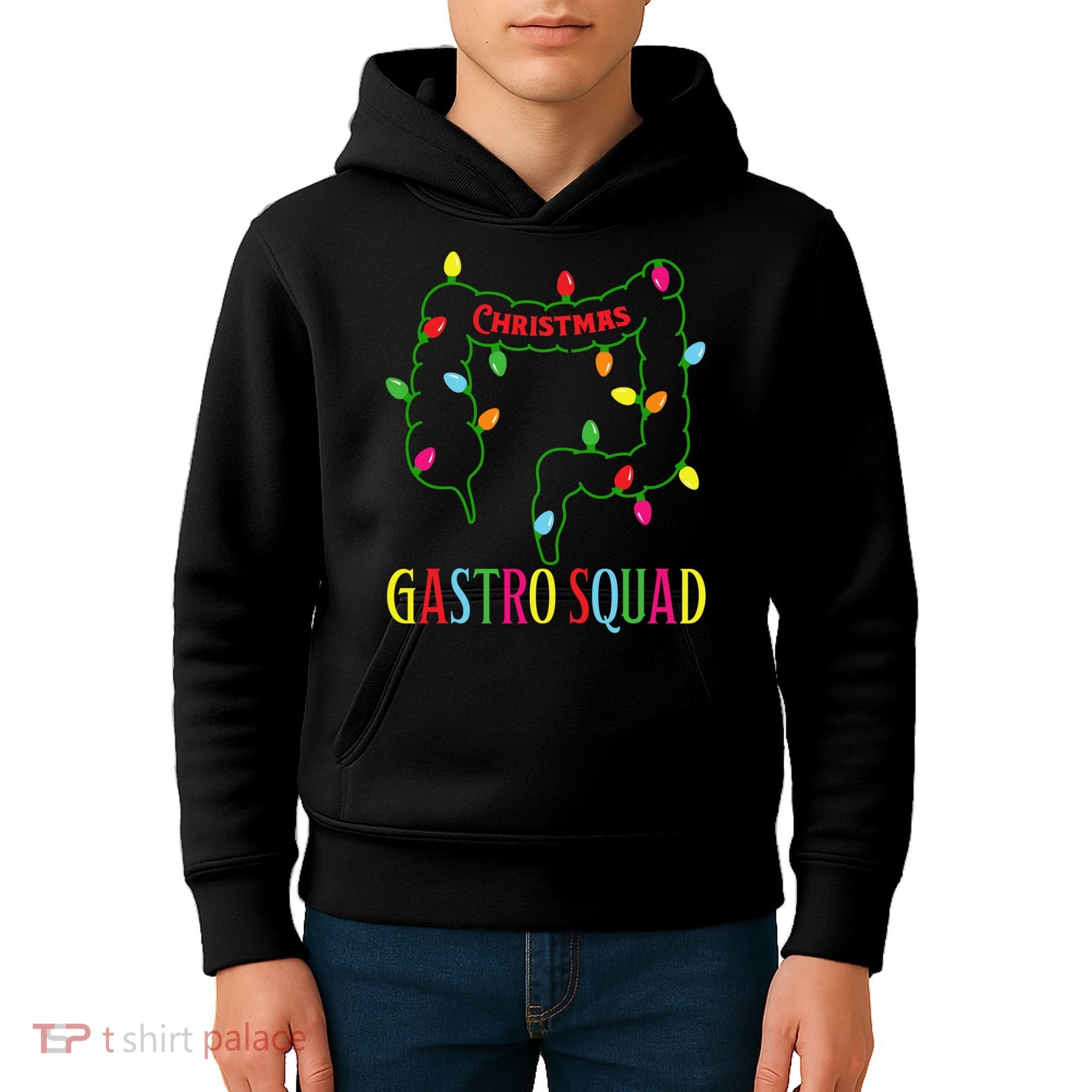 Christmas Gastro Nurse Squad Gastroenterology Doctor Essential Kids Hoodie