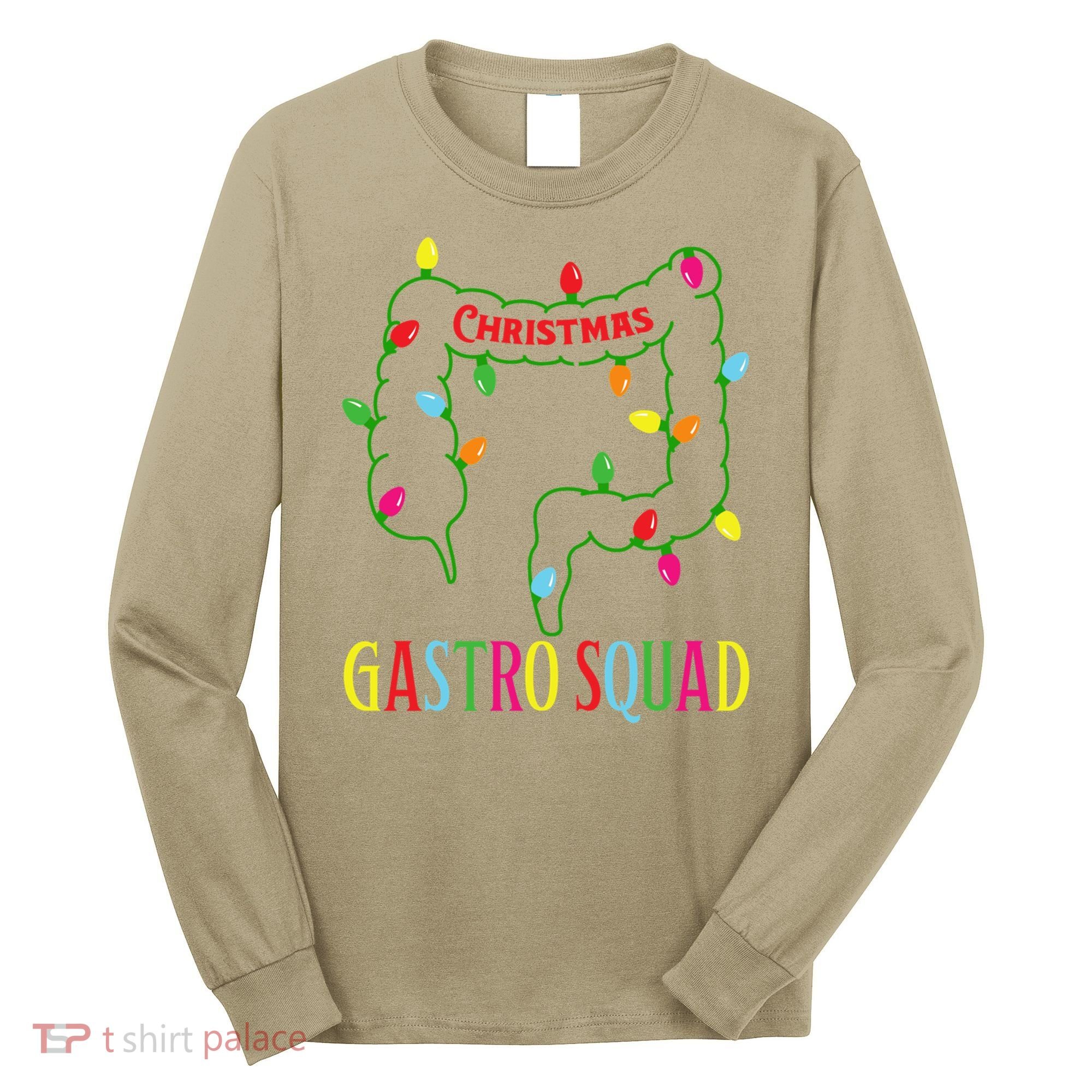 Christmas Gastro Nurse Squad Gastroenterology Doctor Essential Long Sleeve Shirt