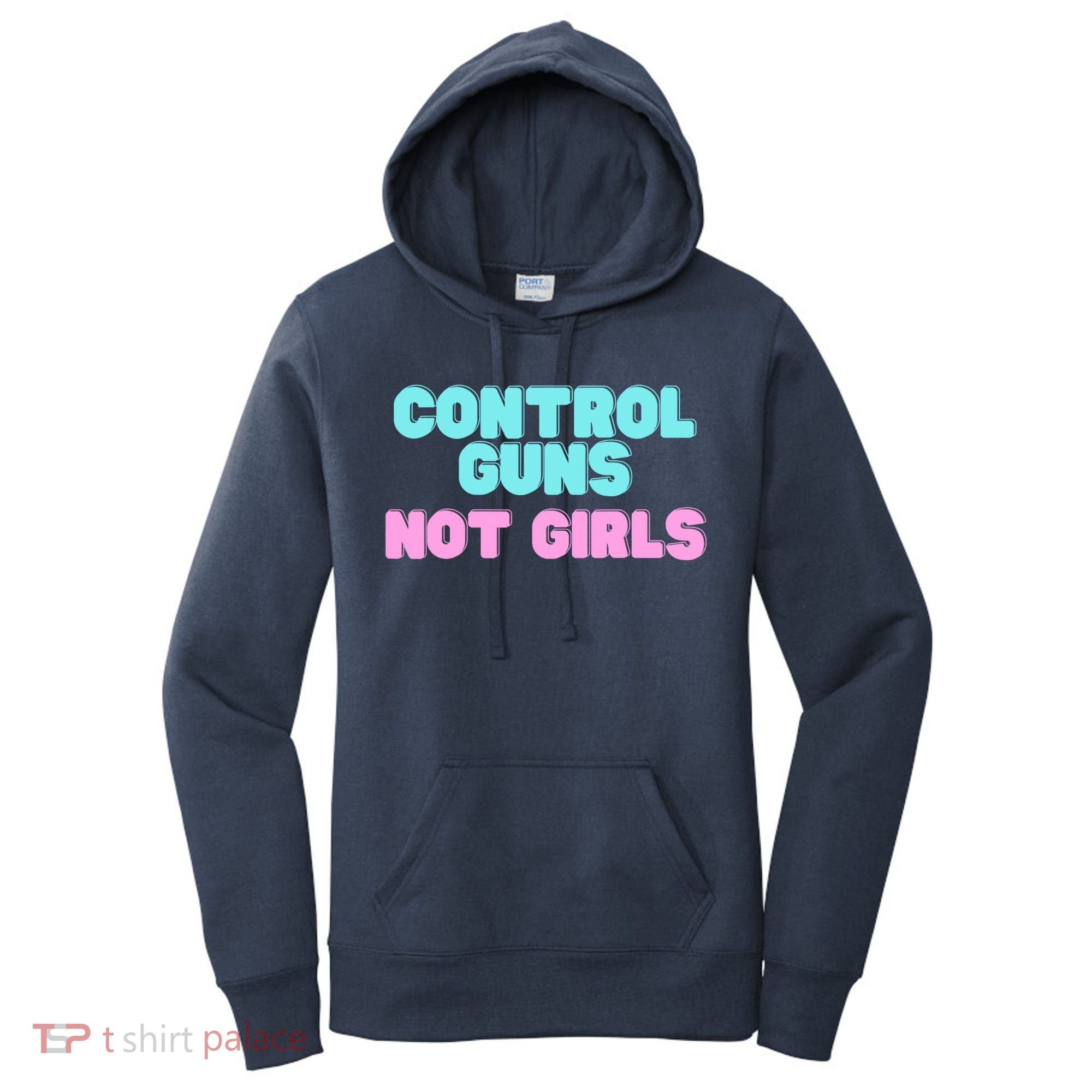 Control Guns Not Girl Voter Election Feminist Women Rights Women's Hoodie