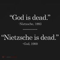 Christian Gods Not Dead Nietzsche Is Funny Clever Backpack thumb 2