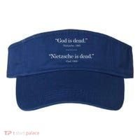 Christian Gods Not Dead Nietzsche Is Funny Clever Visor thumb 0