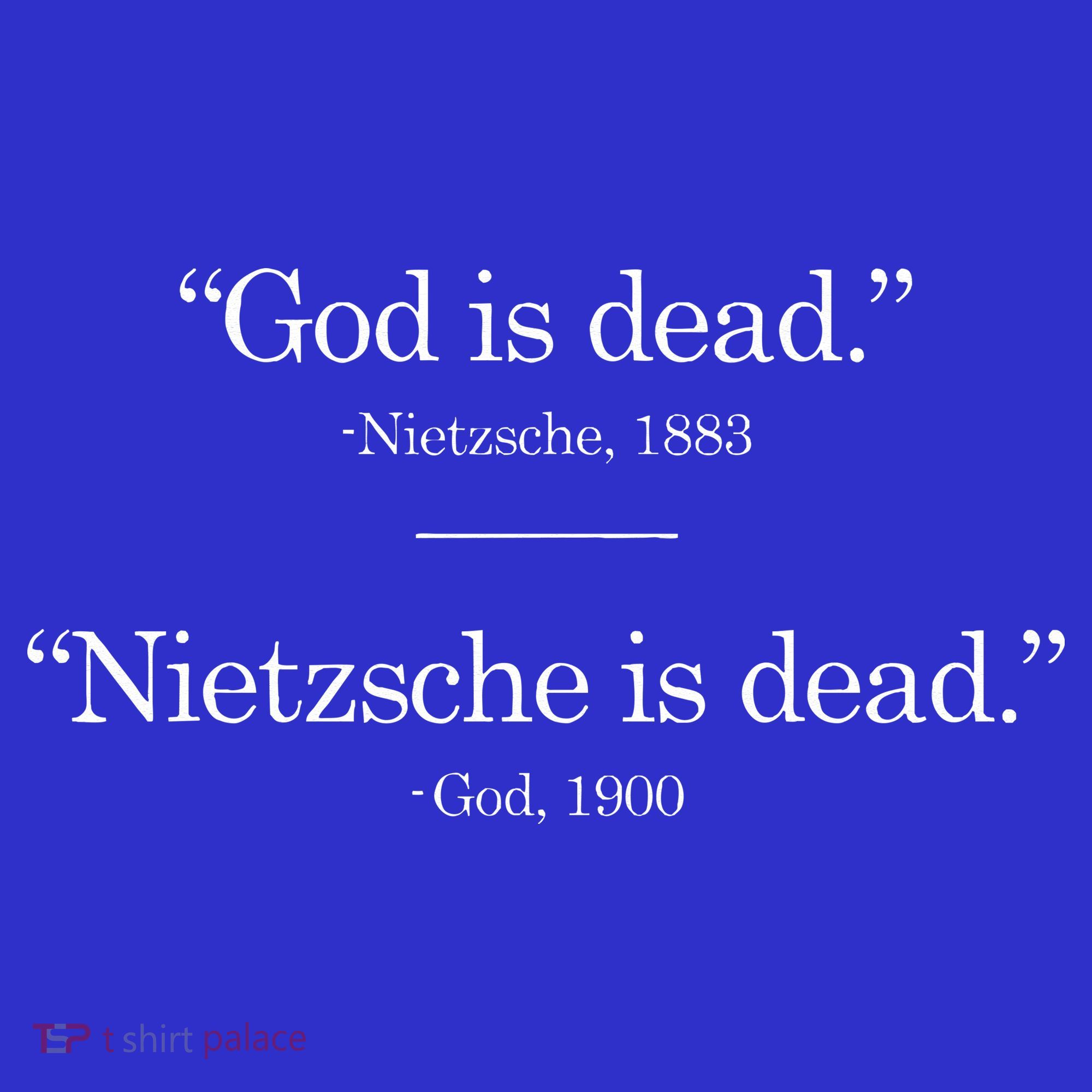 Christian Gods Not Dead Nietzsche Is Funny Clever Kids Sweatshirt
