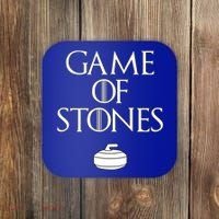 Curler Game Of Stones Curling Gift Coaster thumb 0
