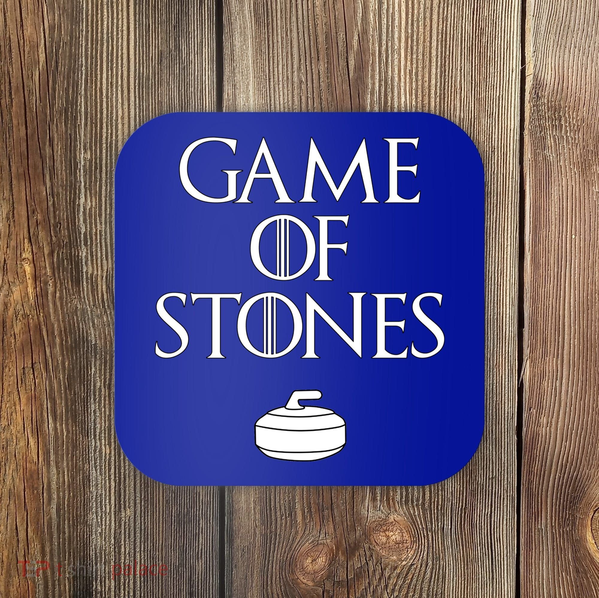 Curler Game Of Stones Curling Gift Coaster