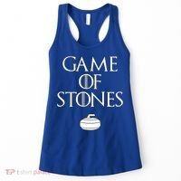 Curler Game Of Stones Curling Gift Women's Tank Top thumb 0