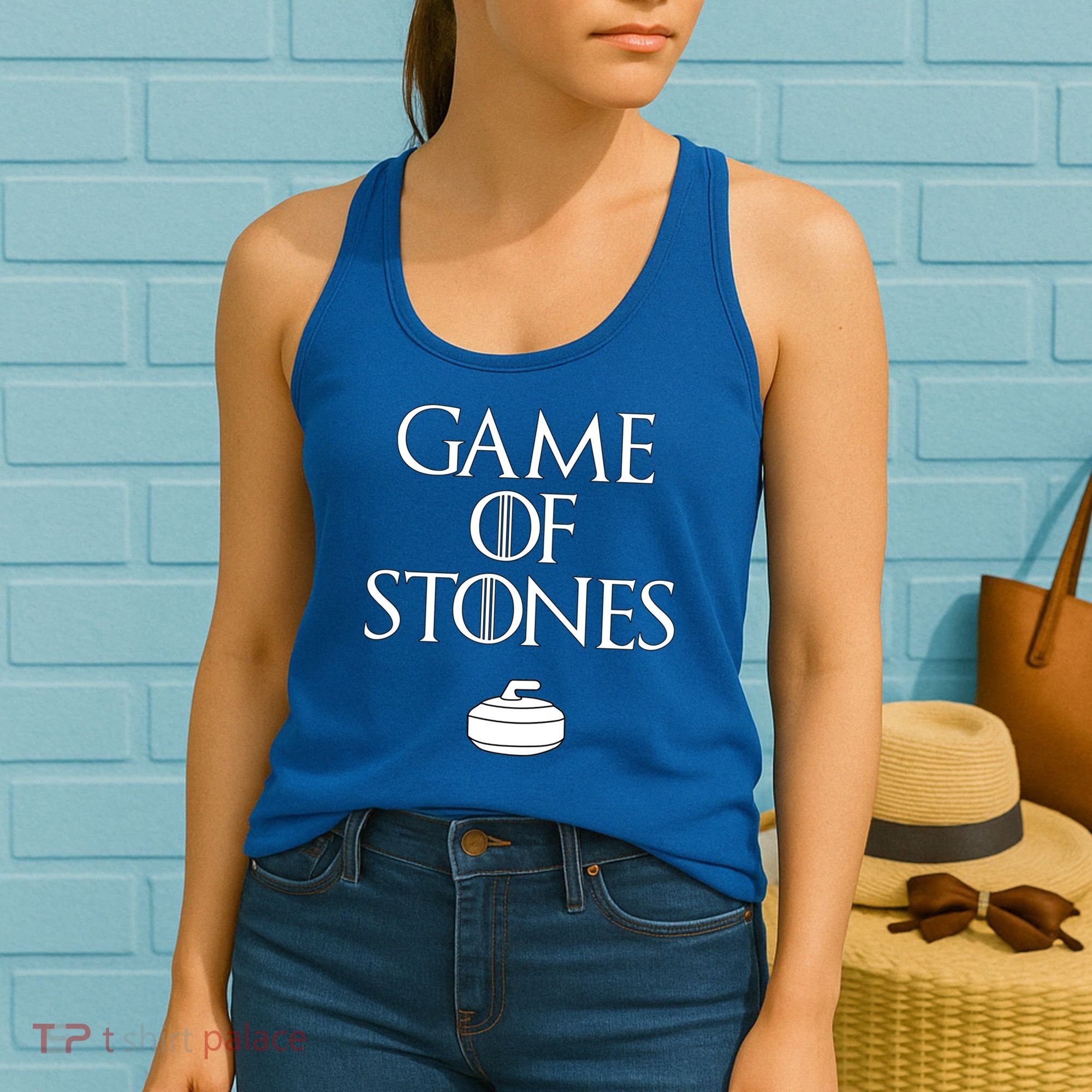 Curler Game Of Stones Curling Gift Women's Tank Top