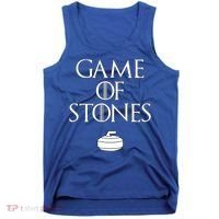 Curler Game Of Stones Curling Gift Tank Top thumb 0