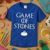 Curler Game Of Stones Curling Gift Kids T-Shirt thumb 3