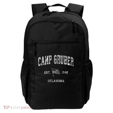 Camp Gruber Oklahoma Ok Backpack