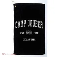 Camp Gruber Oklahoma Ok Golf Towel thumb 0