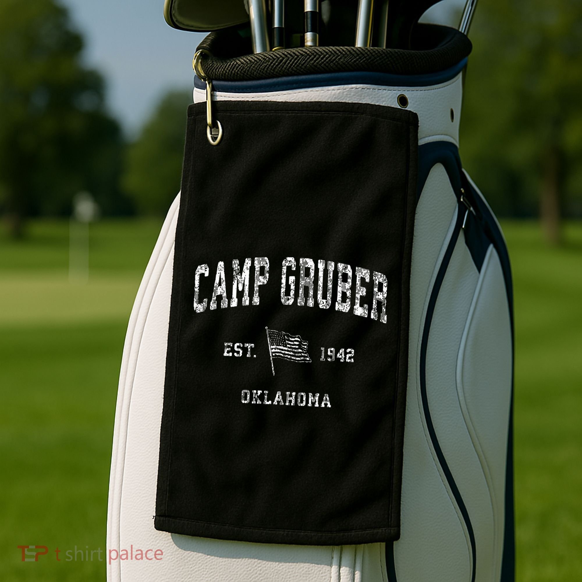 Camp Gruber Oklahoma Ok Golf Towel