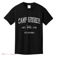 Camp Gruber Oklahoma Ok Kids T-Shirt thumb 0