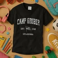Camp Gruber Oklahoma Ok Kids T-Shirt thumb 3