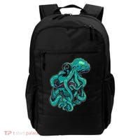 Cool Grunge Octopus Skull Backpack thumb 0