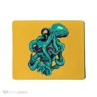 Cool Grunge Octopus Skull Mousepad thumb 0