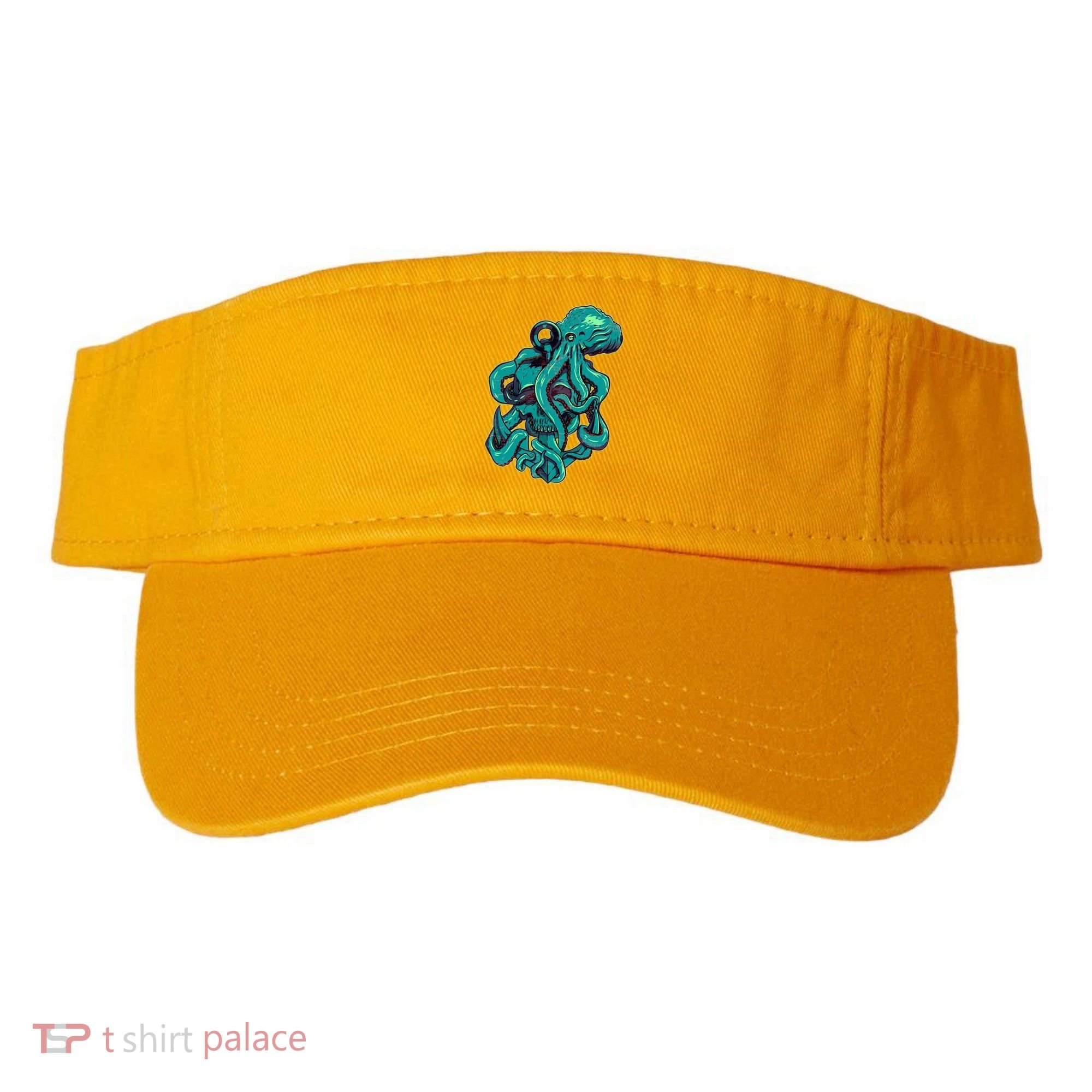 Cool Grunge Octopus Skull Visor