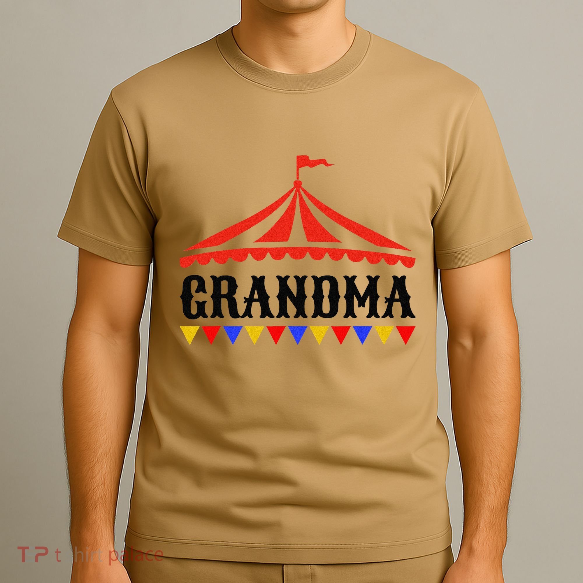Circus Grandma Of The Birthday & Carnival Family T-Shirt