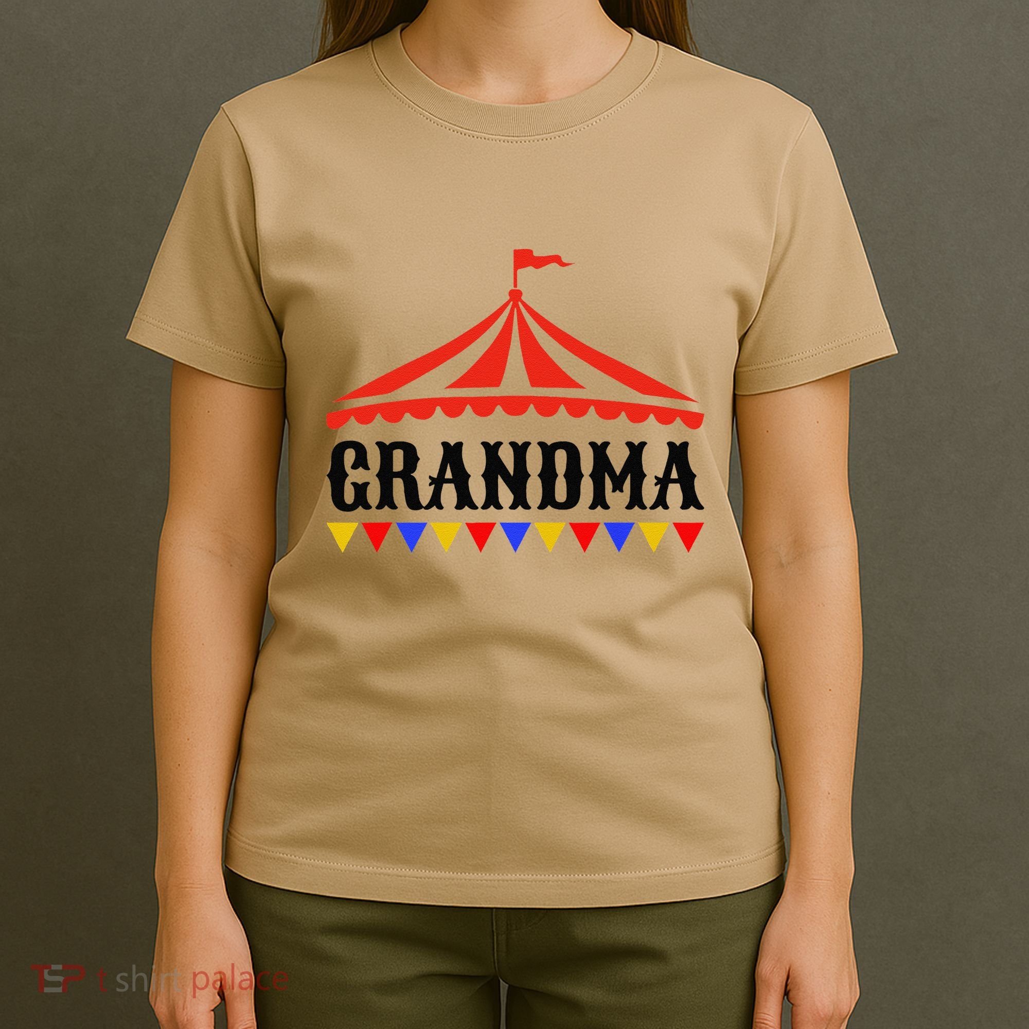 Circus Grandma Of The Birthday & Carnival Family T-Shirt
