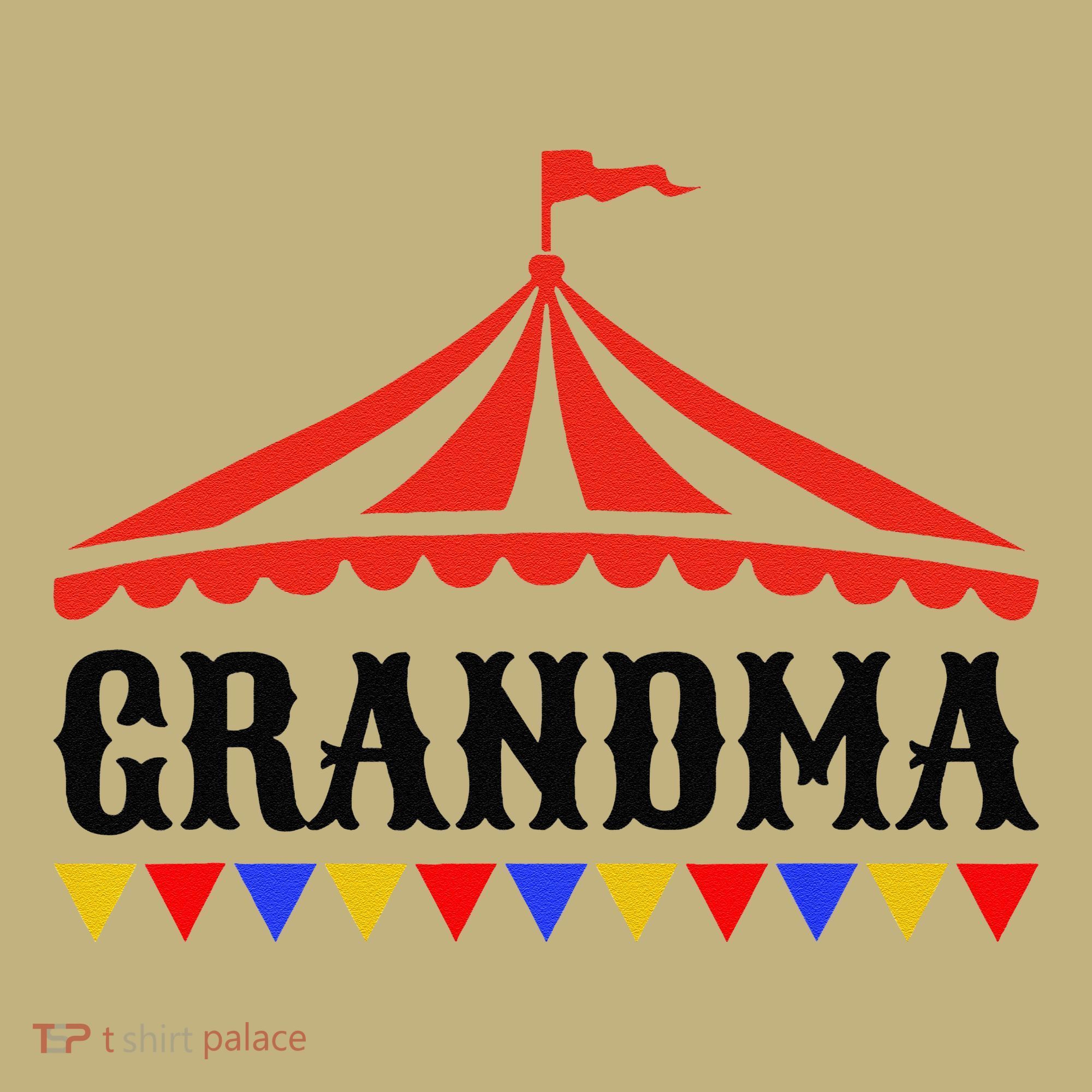 Circus Grandma Of The Birthday & Carnival Family T-Shirt