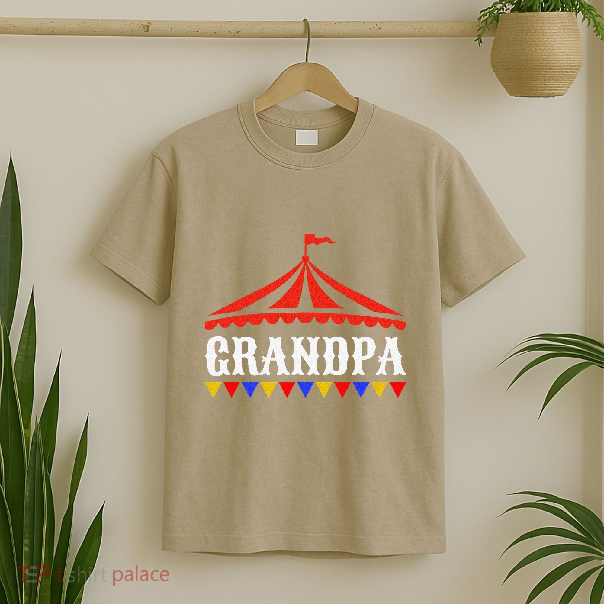 Circus Grandpa Of The Birthday & Carnival Family T-Shirt