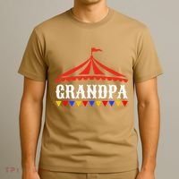 Circus Grandpa Of The Birthday & Carnival Family T-Shirt thumb 3