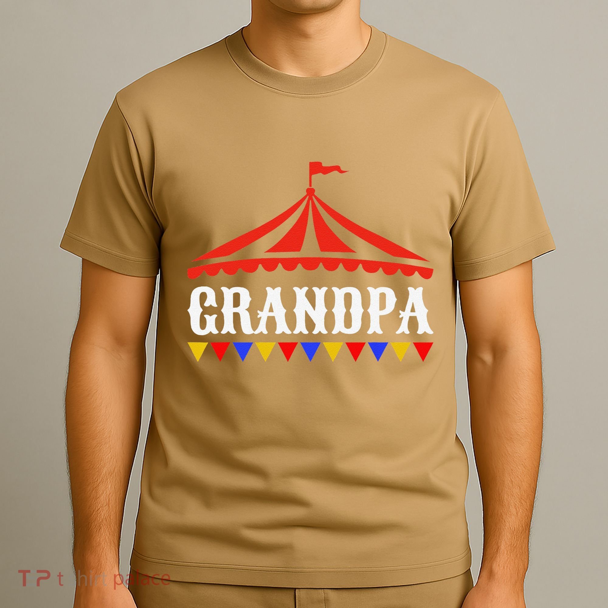 Circus Grandpa Of The Birthday & Carnival Family T-Shirt