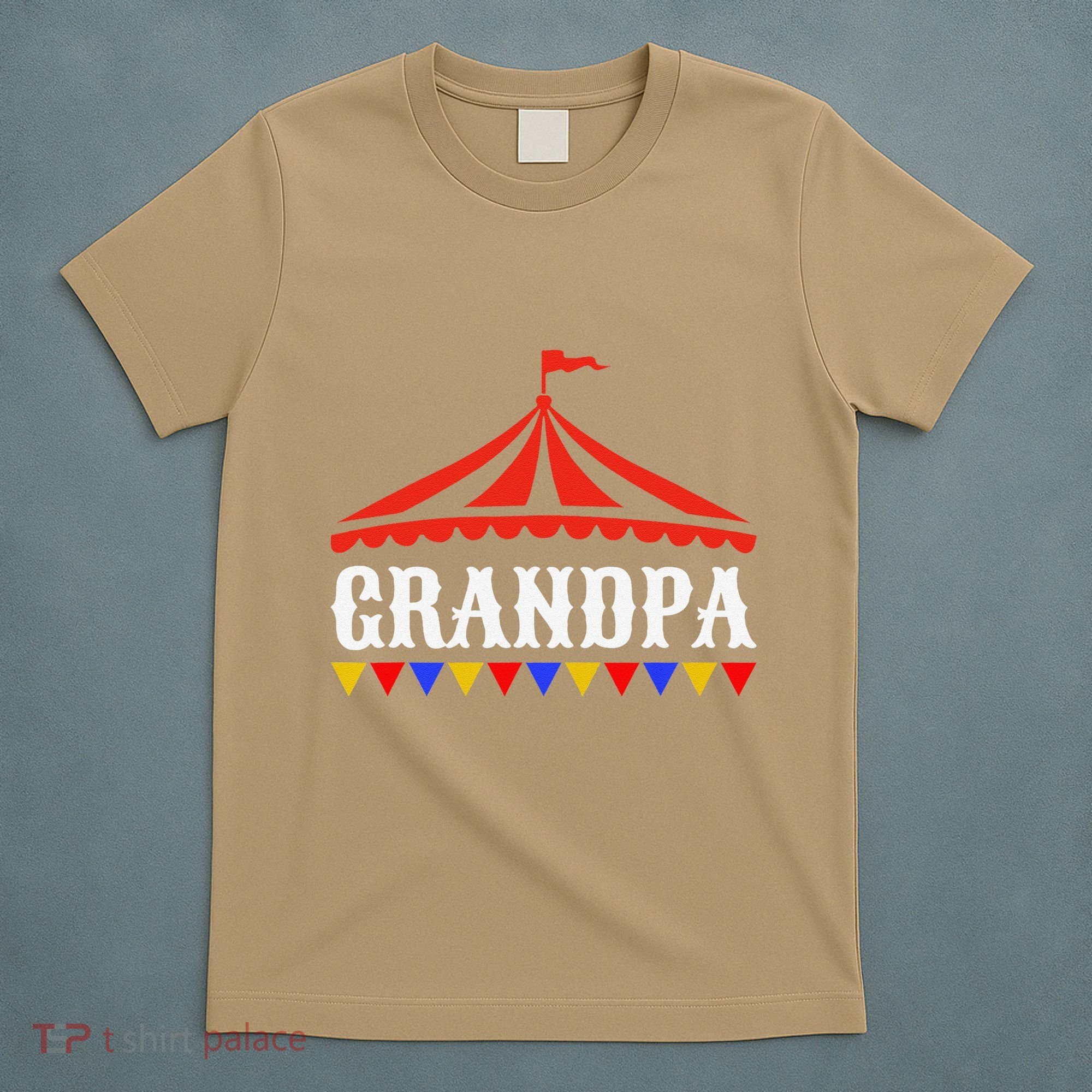 Circus Grandpa Of The Birthday & Carnival Family T-Shirt
