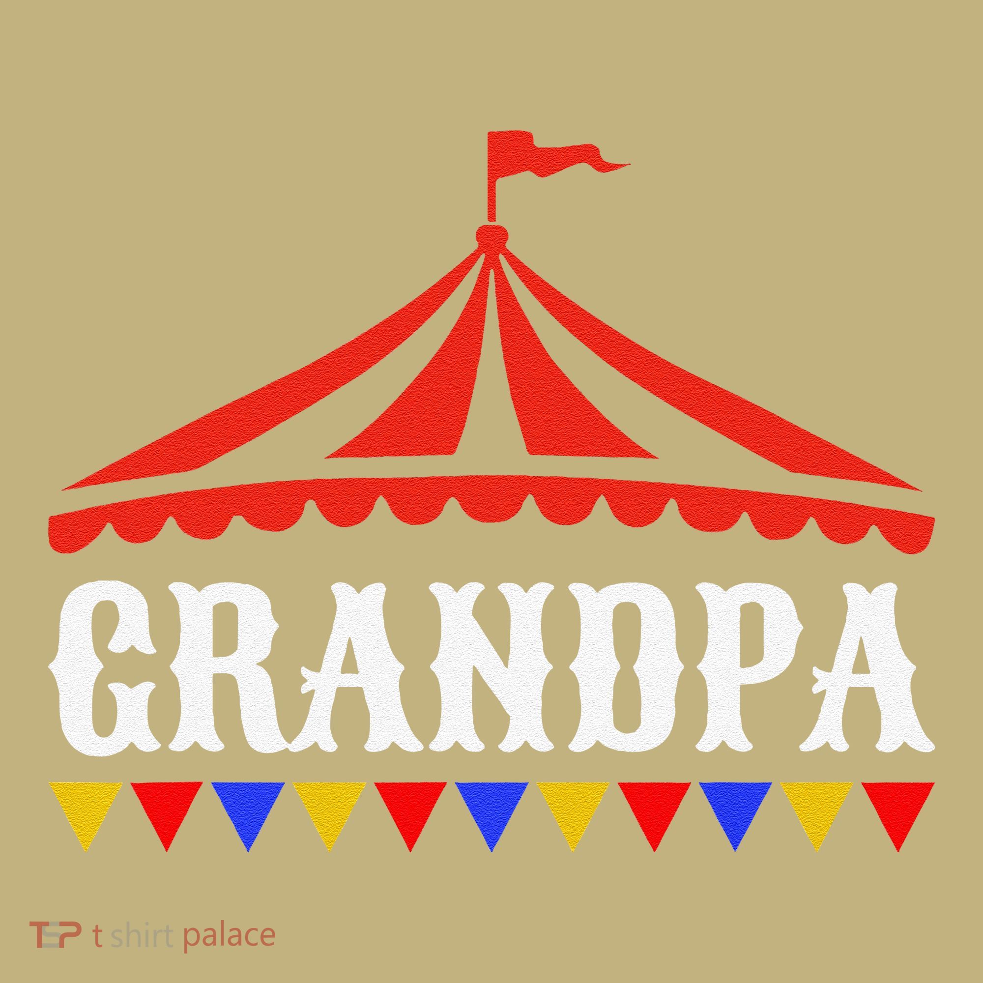 Circus Grandpa Of The Birthday & Carnival Family T-Shirt