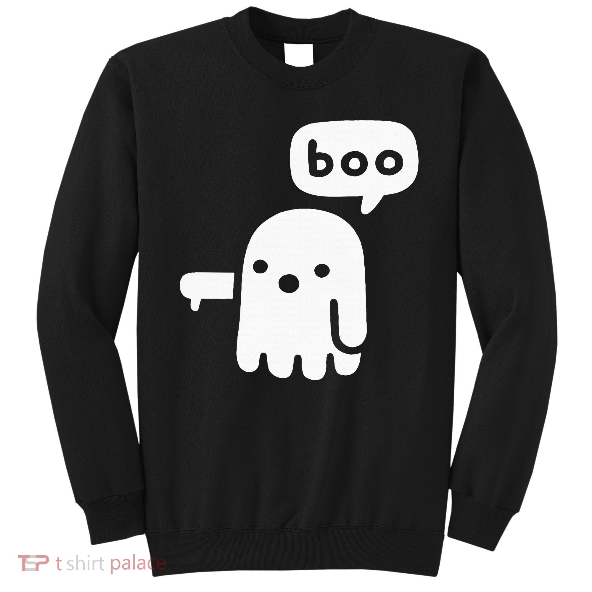 Chunky Ghost Of Disapproval Boo Halloween Sweatshirt