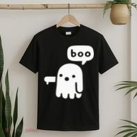 Chunky Ghost Of Disapproval Boo Halloween T-Shirt thumb 2