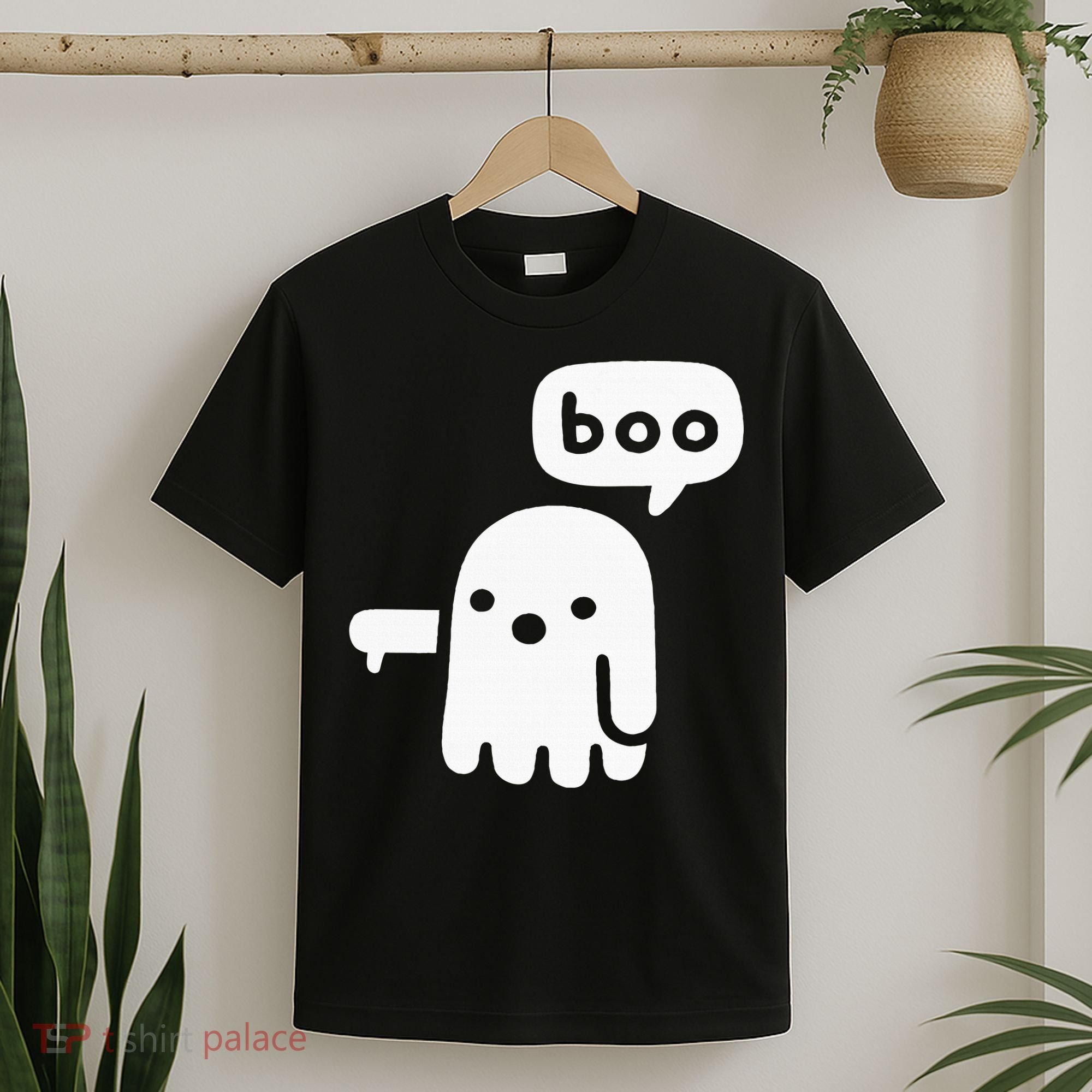 Chunky Ghost Of Disapproval Boo Halloween T-Shirt