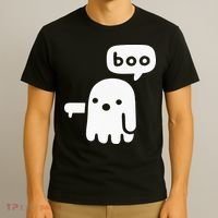 Chunky Ghost Of Disapproval Boo Halloween T-Shirt thumb 3