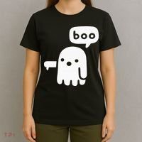 Chunky Ghost Of Disapproval Boo Halloween T-Shirt thumb 4