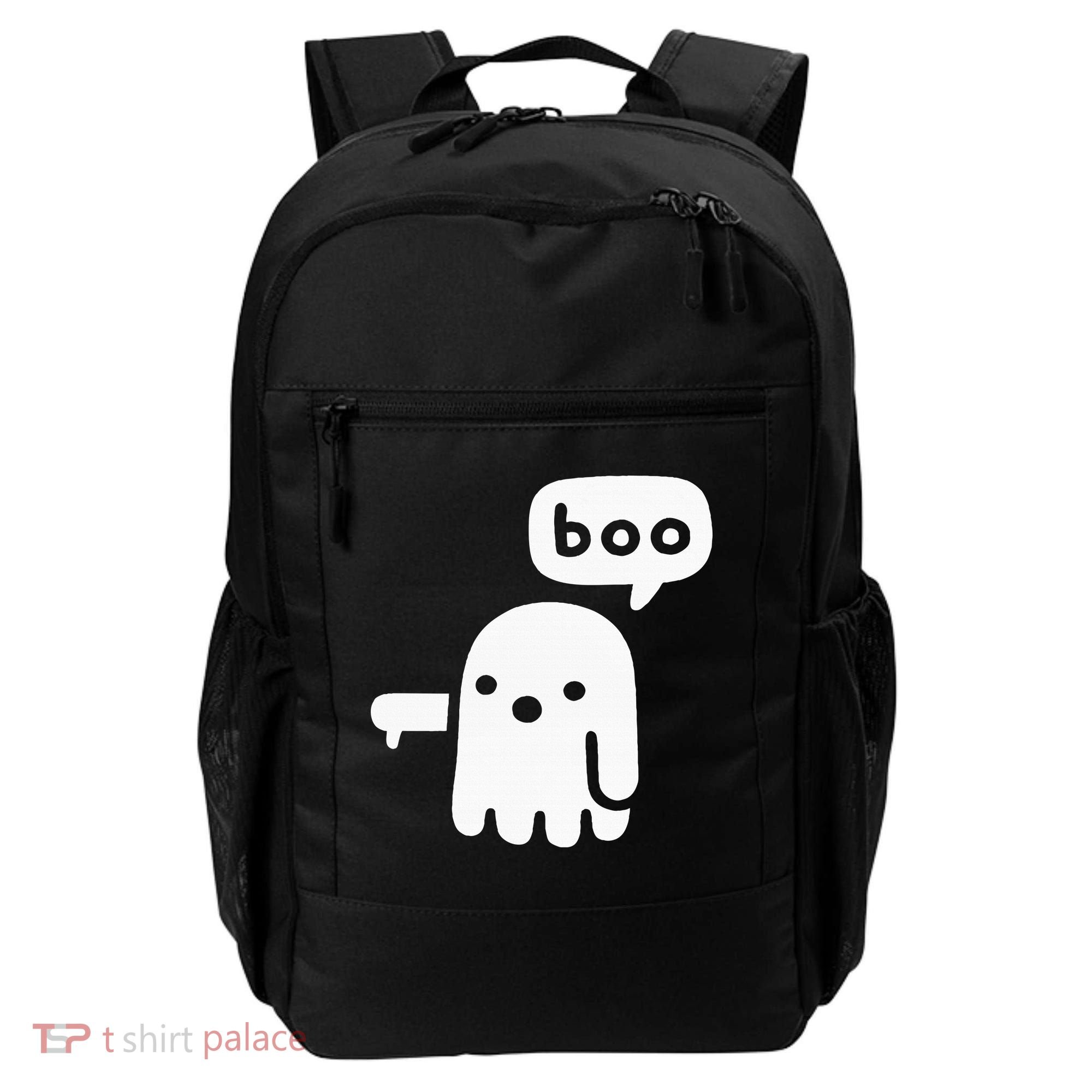 Chunky Ghost Of Disapproval Boo Halloween Backpack