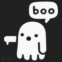 Chunky Ghost Of Disapproval Boo Halloween Beanie thumb 2