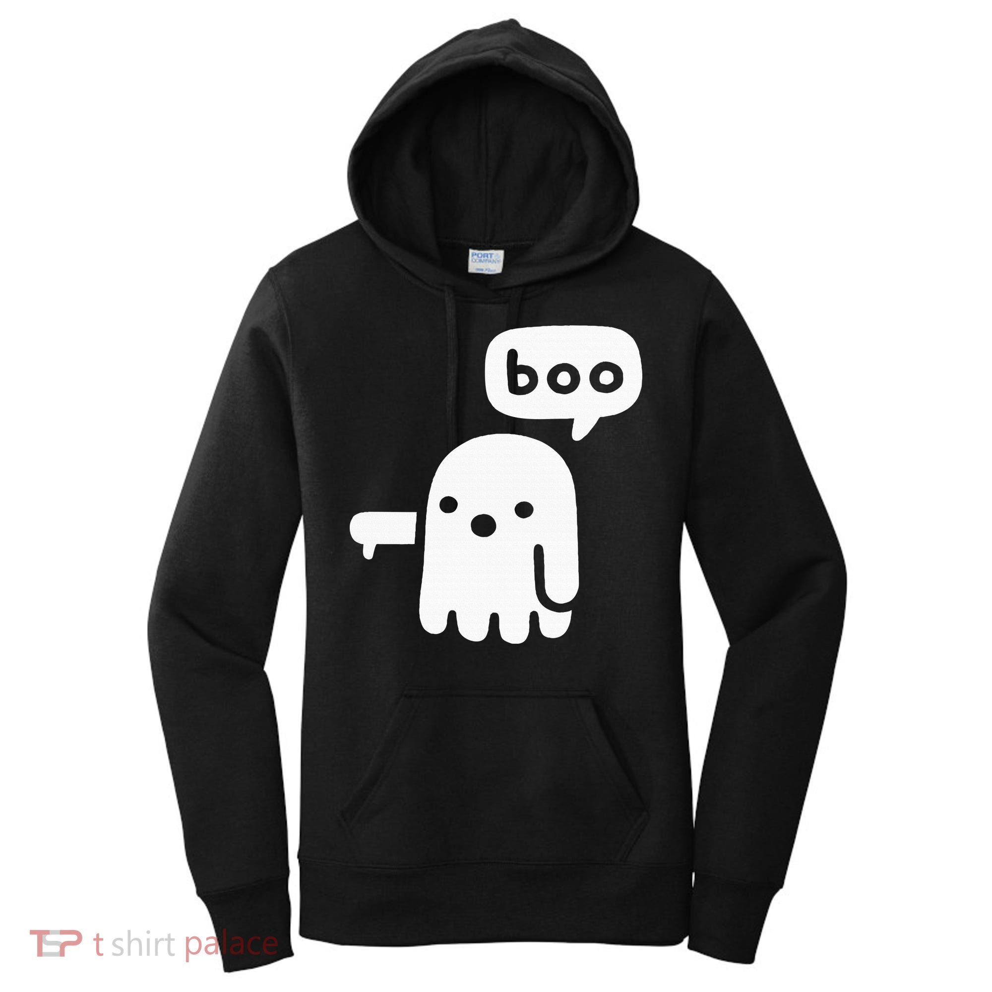 Chunky Ghost Of Disapproval Boo Halloween Women's Hoodie